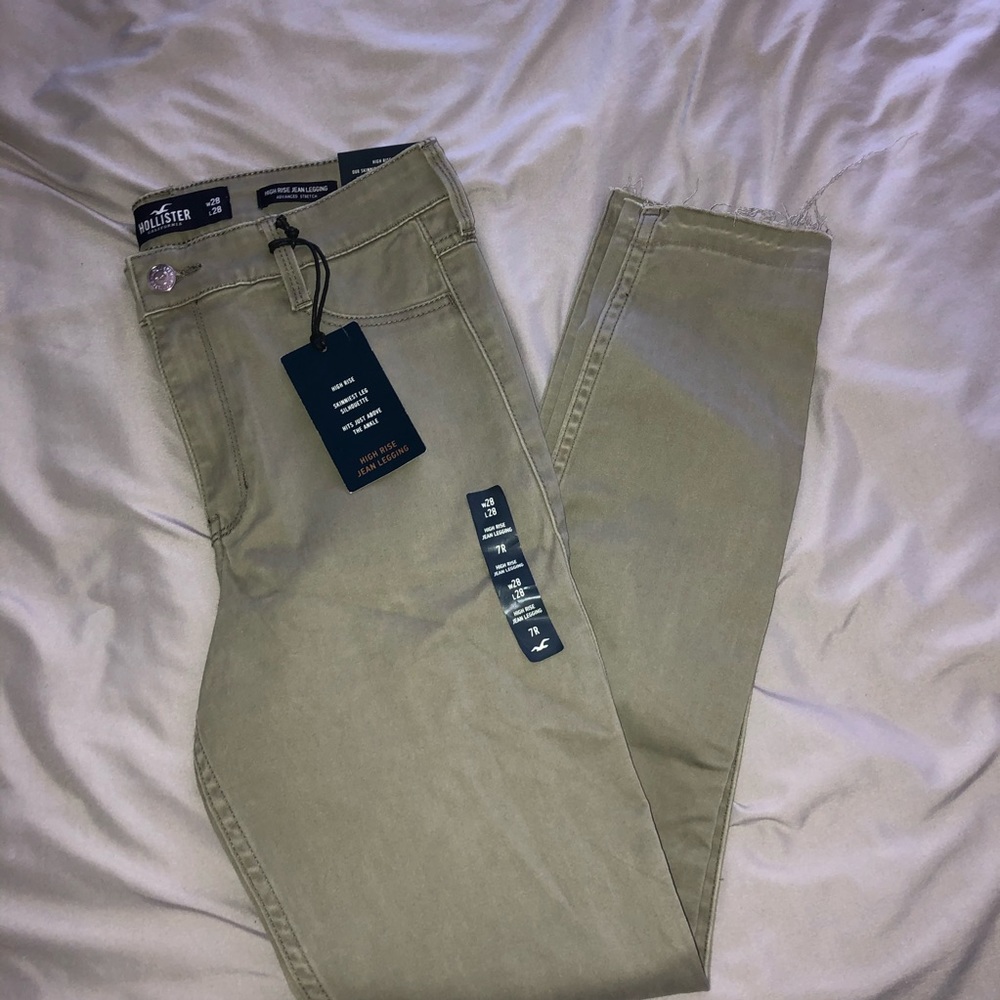NWT Olive high rise skinny jeans